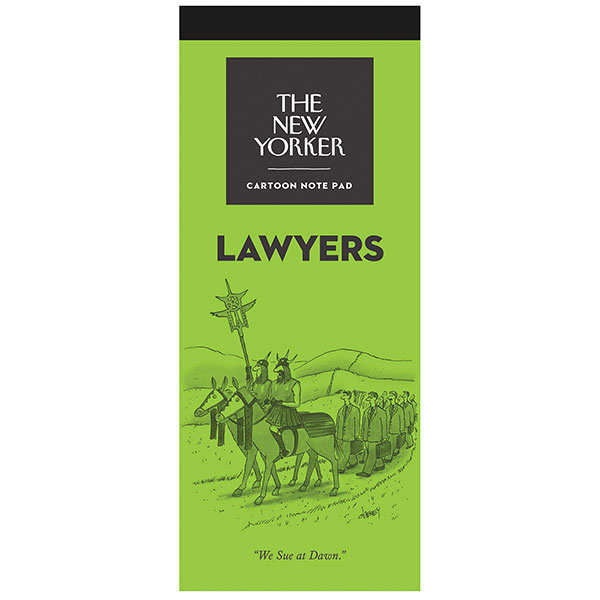 Product image for <i>New Yorker</i> Cartoon Notepad Collection - Lawyers