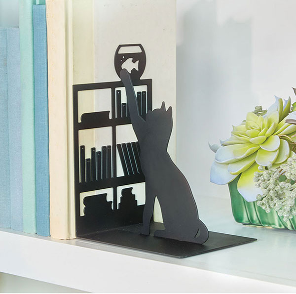 Product image for Fishing Cat Bookend