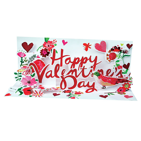 Product image for Valentine's Bouquet Audio Pop-Up Card