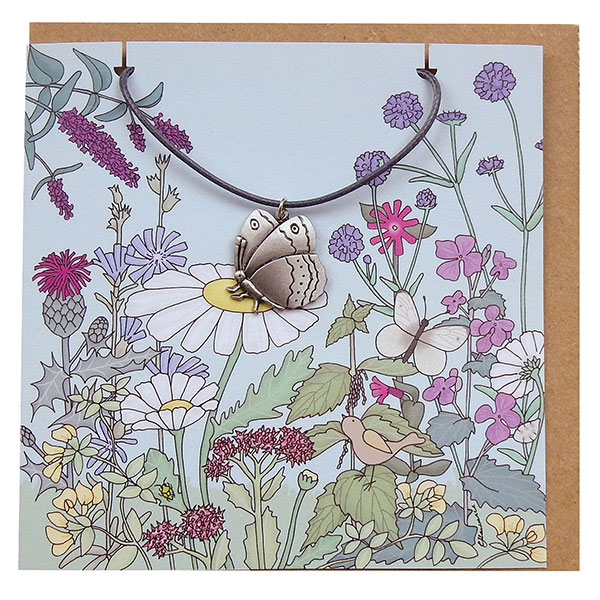 Product image for Butterfly Necklace Greeting Card