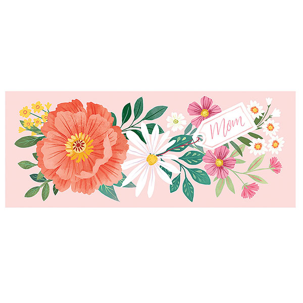 Floral Mother's Day Bouquet Pop-Up Card