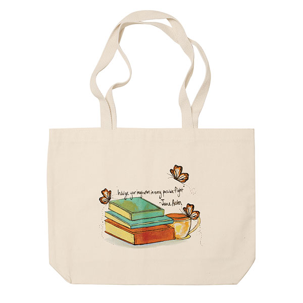 Butterfly Books Tote