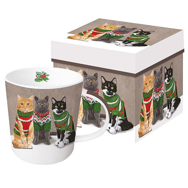 Product image for Pets-in-Sweaters Mugs: Cats
