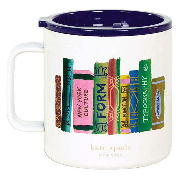 Kate Spade Bookshelf Travel Mug