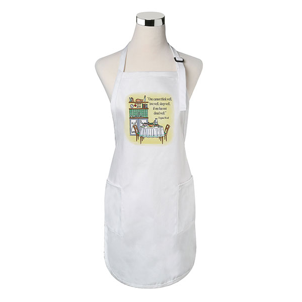 Product image for 'One Cannot...' Virginia Woolf Apron
