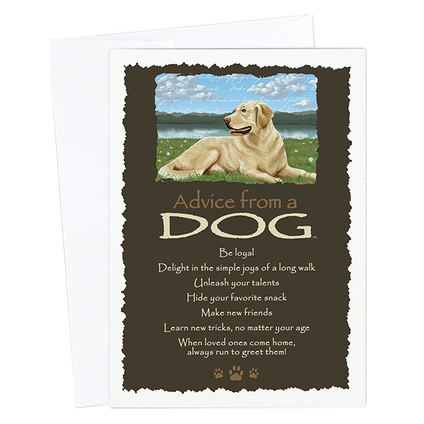 Product image for Advice from a Dog Card