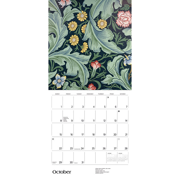 Product image for 2023 William Morris Wall Calendar
