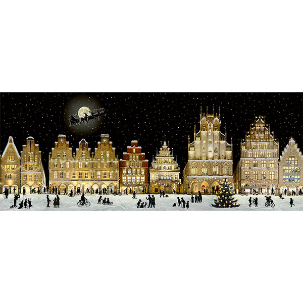 Product image for Christmas Lights Cityscape Advent Calendar