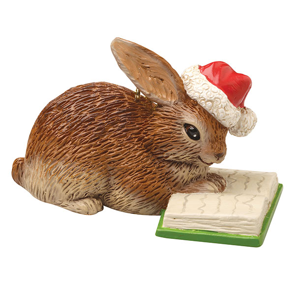 Product image for Reading Woodland Animal Ornaments: Rabbit
