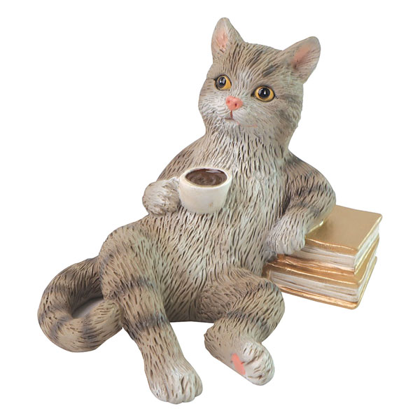 Cat Book Club Figurines