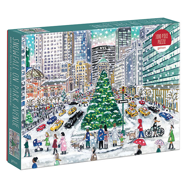 Product image for Snowfall on Park Avenue Puzzle 