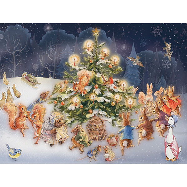 Peter Rabbit Around the Christmas Tree Puzzle