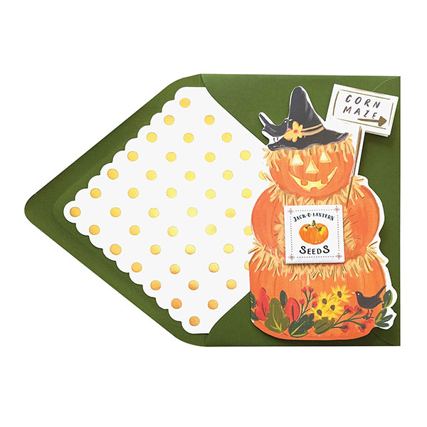 Product image for Jack-O'-Lantern Seeds Card