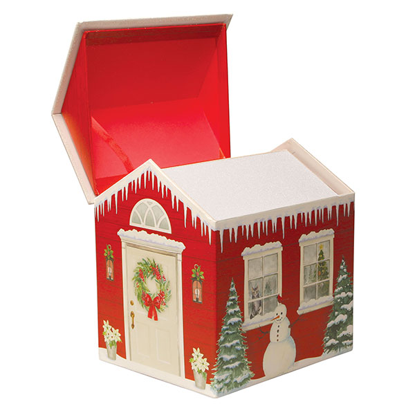 Product image for Snowy Christmas House Nesting Boxes