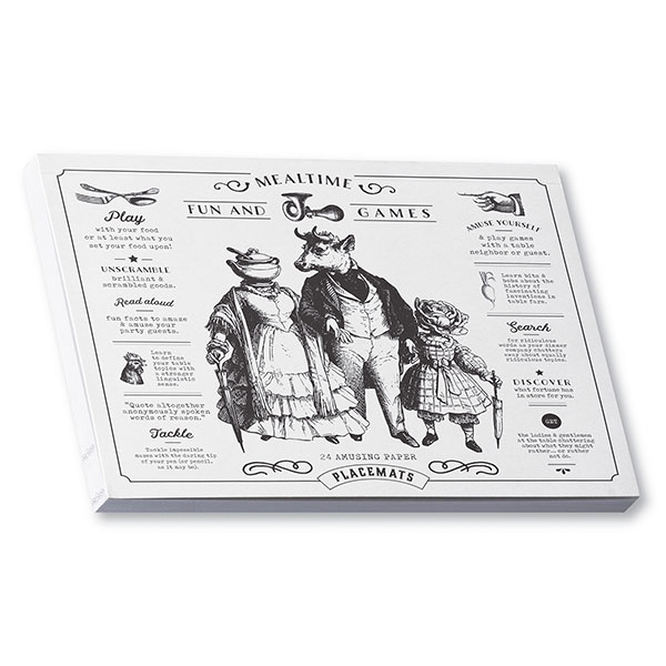 Product image for Mealtime Fun and Games Paper Placemats