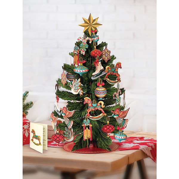 Product image for Festive Ornaments Pop-Up Christmas Tree Card