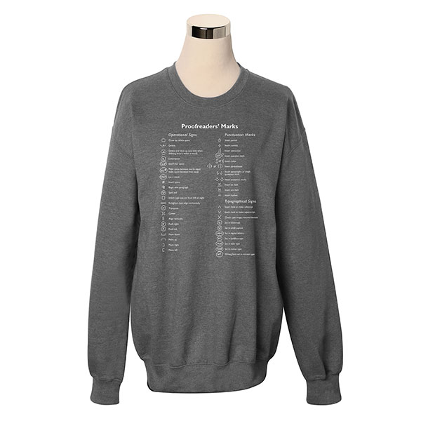 Product image for Proofreaders' Marks T-Shirt or Sweatshirt