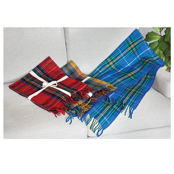 Scottish Tartan Wool Knee Blankets