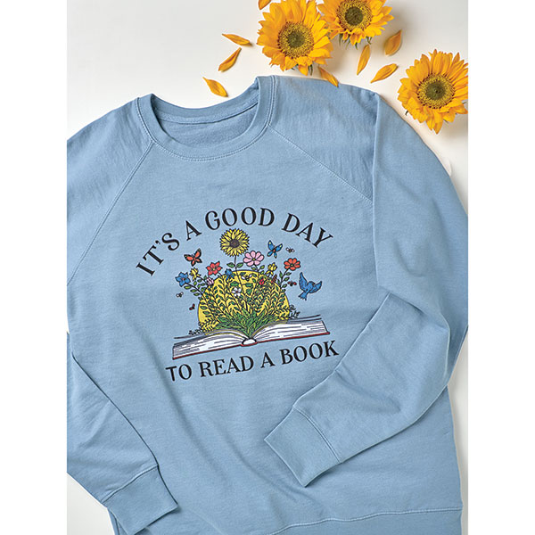 Product image for 'It's A Good Day to Read a Book' Sweatshirt