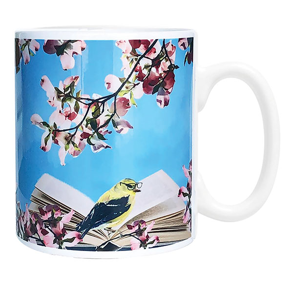 Product image for Bibliophile Birdie Mugs - Curious Birds