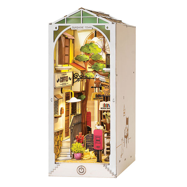 Product image for DIY Miniature Book Nook Kit: Sunshine Town