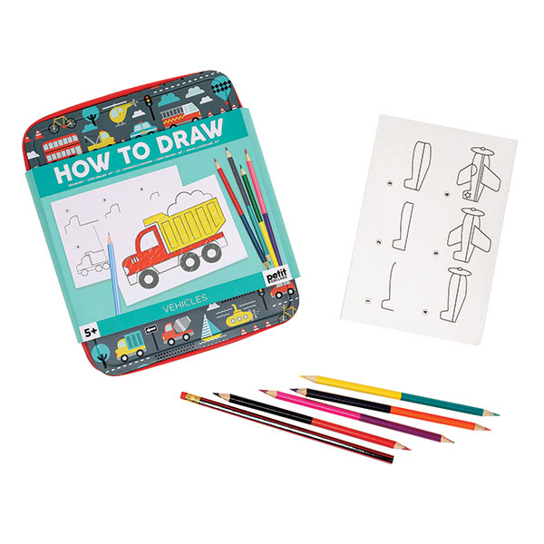 How to Draw: Vehicles Drawing Kit