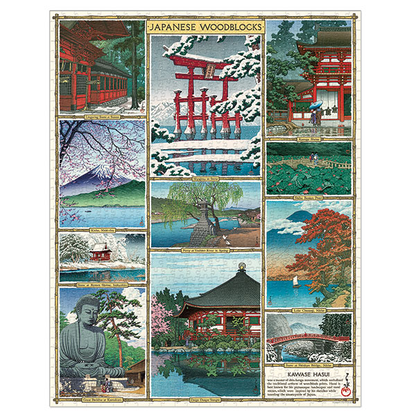 Product image for Japanese Woodblocks Vintage Puzzle