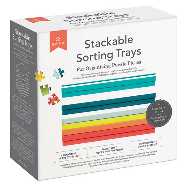 Product image for Puzzle Sorting Set - Stackable Sorting Trays