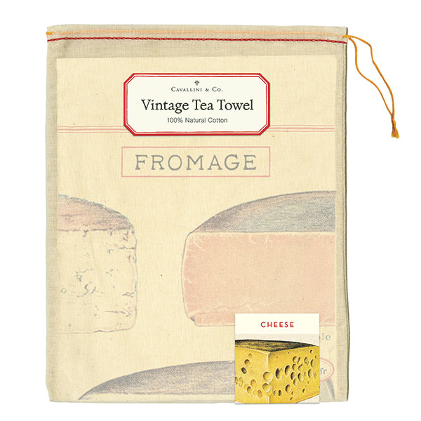 Vintage Cheese Tea Towel