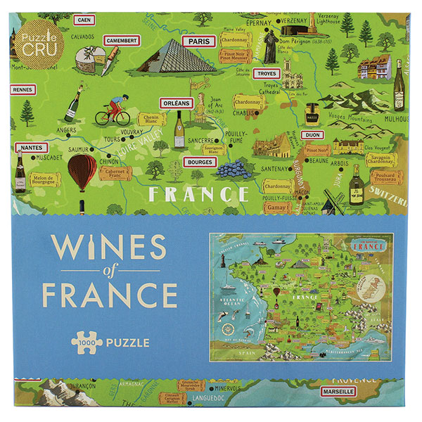 Product image for Wines of France 1,000-Piece Puzzle