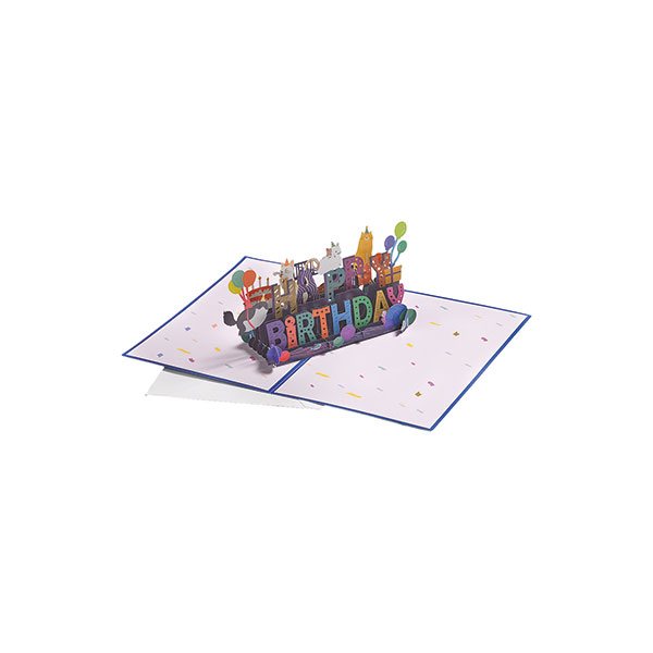 Product image for Birthday Cat Pop-Up Card