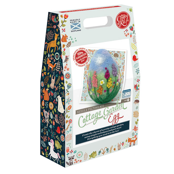 Product image for Cottage Garden Egg Needle Felting Kit