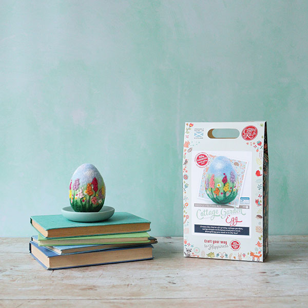 Product image for Cottage Garden Egg Needle Felting Kit