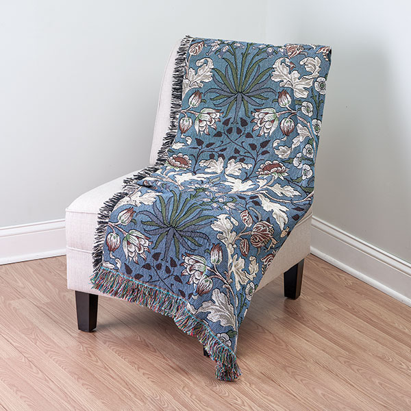 Product image for William Morris Hyacinth Throw Blanket