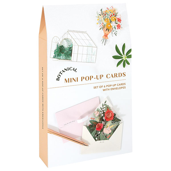 Product image for Botanical Mini Pop-Up Cards - Set of 6