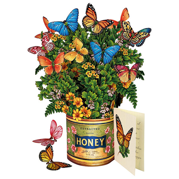 Product image for Butterflies & Buttercups Pop-Up Bouquet Card