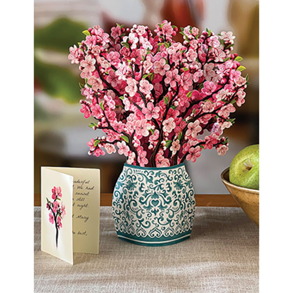 Cherry Blossoms Pop-Up Bouquet Card