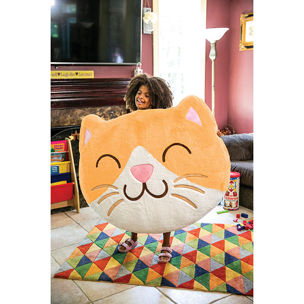 Product image for Kitten Inflatable Reading Floor Pillow