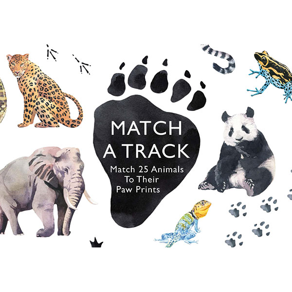 Product image for Match a Track Game: Zoo Animals