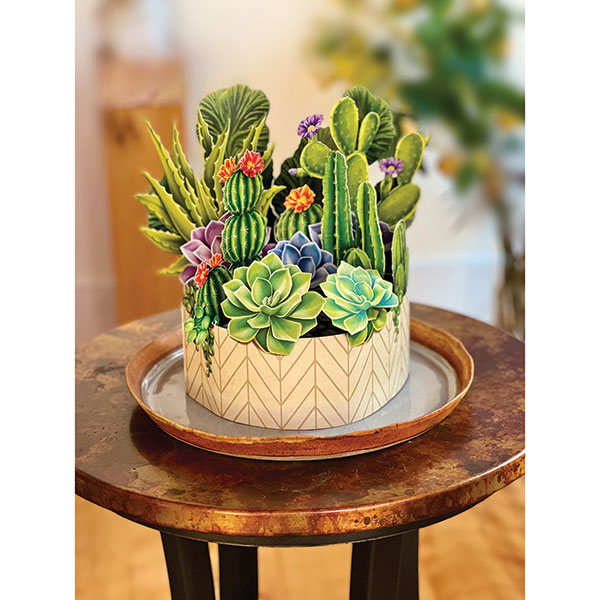 Product image for Cactus Garden Pop-Up Bouquet Card
