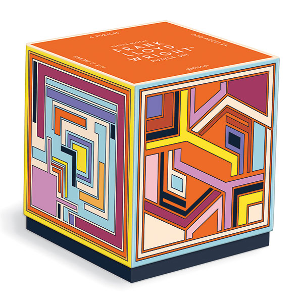 Product image for Frank Lloyd Wright Textile Blocks Puzzle Set
