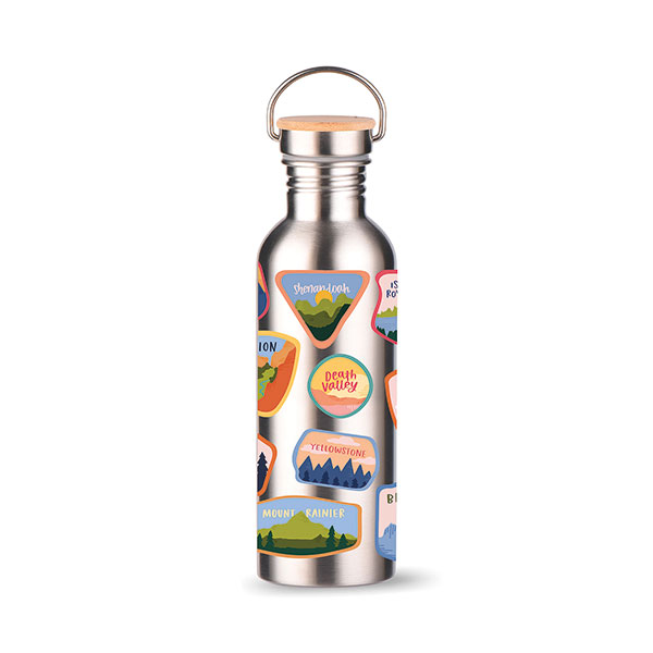 Product image for National Parks Badges Water Bottle