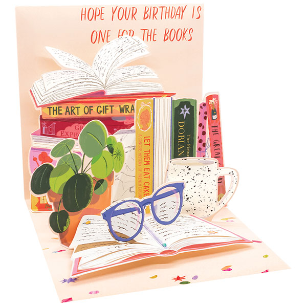 Product image for Literary Birthday Pop-Up Card