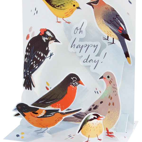 Product image for Backyard Birds Audio Pop-Up Card