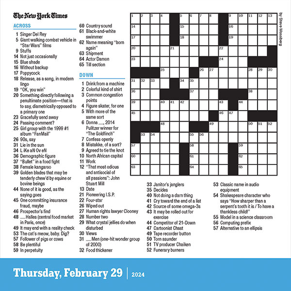 Product image for 2024 New York Times Crossword Page-A-Day® Calendar
