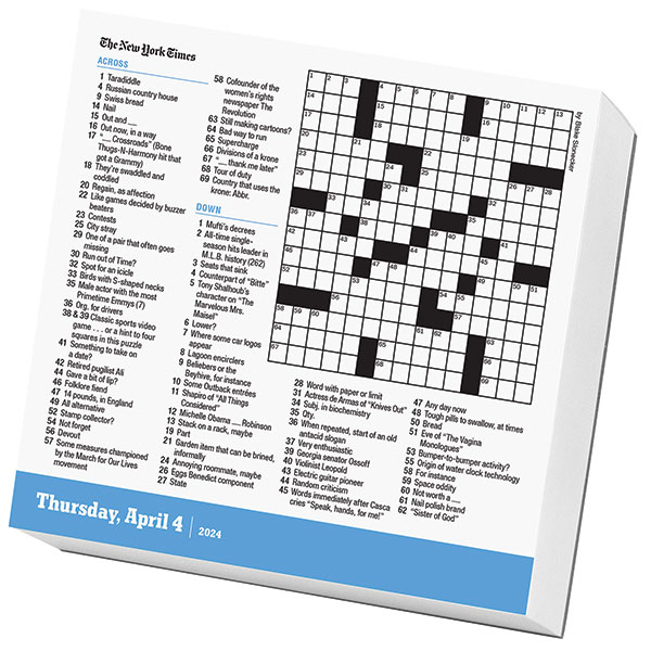 Product image for 2024 New York Times Crossword Page-A-Day® Calendar