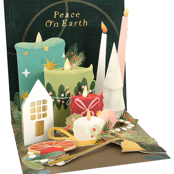 Product image for Candles Lighted Pop-Up Card