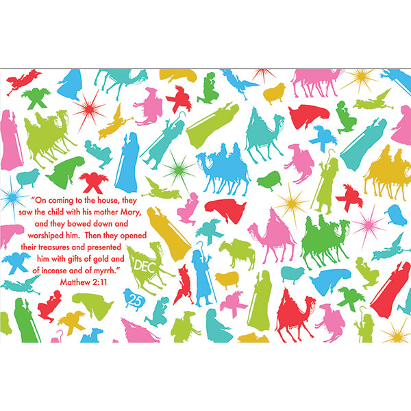 Product image for Biblical Advent Paper Placemats