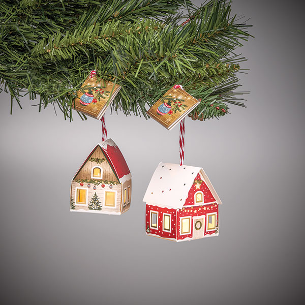 Product image for Christmas House Tea Light Ornaments