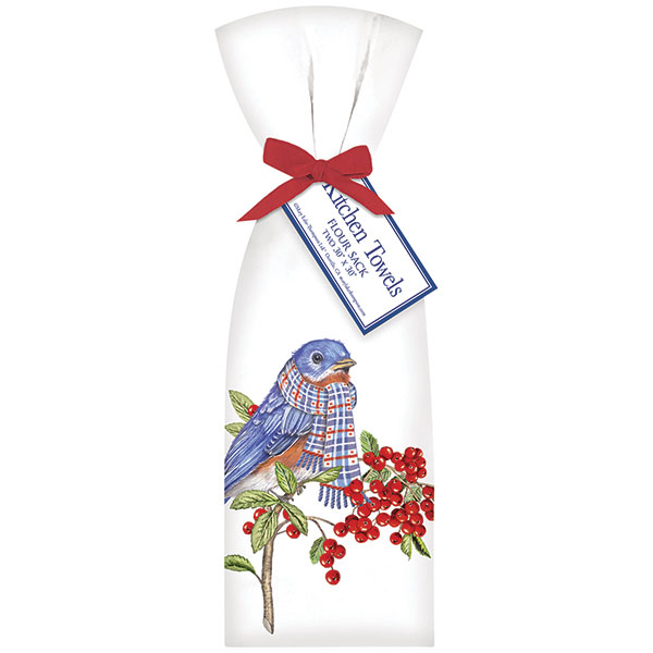 Product image for Winter Bluebird Tea Towel Set